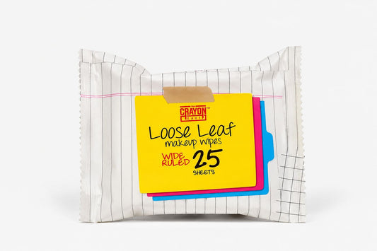 The Crayon Case: Loose Leaf Makeup Remover Wipes